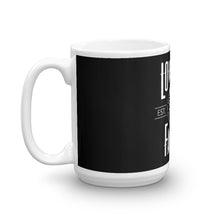 Load image into Gallery viewer, Lowcally Famous Heritage logo coffee mug