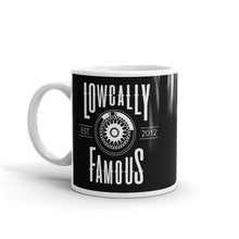 Load image into Gallery viewer, Lowcally Famous Heritage logo coffee mug