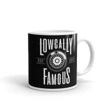 Load image into Gallery viewer, Lowcally Famous Heritage logo coffee mug